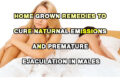 Home Grown Remedies To Cure Naturnal Emissions And Premature Ejaculation In Males